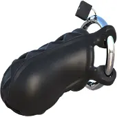Fantasy C-ringz - C-Ringz - Extreme Silicone Cock Blocker - Black