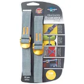 Sea to Summit Alloy Buckle Accessoire riemen 20mm/1m, grijs 2022 Bagagebevestigingen