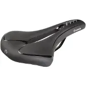 Velo Fit Athlete FC, Zadel voor fiets, Wegwedstrijden, Unisex, Zwart, Effen, 15,2 cm