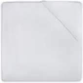 Jollein - Baby Hoeslaken Ledikant (Wit) - Katoen - Polyester - Badstof Waterdicht - 60x120cm