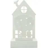 Wunders Houten Huisje Dieren Small Nachtlamp WU3002