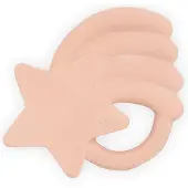 Jollein Bijtring Rubber Falling Star - Pale Pink