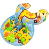 Eco toys Jungle Blauw Giraffe Buiktrainer HC476456
