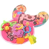 Eco toys Jungle Roze Giraffe Buiktrainer HC355413