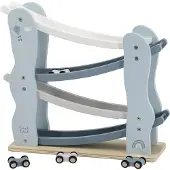 Label Wood houten Auto glijbaan blauw unisex