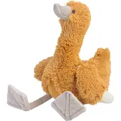 Happy horse Eend Twine Knuffel 22cm - Bruin - Baby knuffel