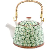 Clayre & Eef Groene Theepot 18*14*12 cm / 700 ml 6CETE0023