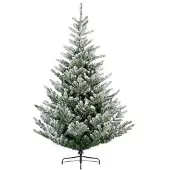 Kaemingk Kunstkerstboom Liberty Spruce Met Sneeuw 150cm Wit wit PVC
