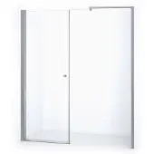 Maxaro Zircon Comfort Douchedeur | 175 cm Chroom Helder glas Draaideur