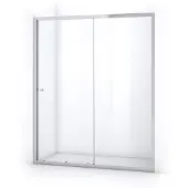 Maxaro Ruby Allure Douchedeur 180 cm Chroom Helder Glas Schuifdeur | Douchedeur Schuifdeur | Schuifdeur Douche | Schuifwand douche