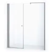 Maxaro Zircon Comfort Douchedeur | 180 cm Chroom Helder glas Draaideur