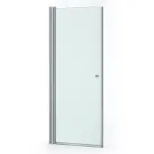 Maxaro Zircon Comfort Douchedeur 85cm Chroom Matglas Draaideur 200cm hoog, 6mm veiligheidsglas Douchedeur | Glazen Douchedeur | Nisdeur Douche
