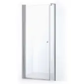 Maxaro Zircon Comfort Douchedeur | 100 cm Chroom Helder glas Draaideur