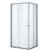 Maxaro Ruby Allure Douchecabine | 100x90 cm Chroom Helder glas Schuifdeur Rechthoek
