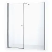 Maxaro Zircon Comfort Douchedeur | 175 cm Chroom Helder glas Draaideur