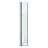 Maxaro Zircon Comfort Douchedeur | 45 cm Chroom Helder met matte strook Pendeldeur