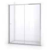 Maxaro Ruby Allure Douchedeur 170cm Chroom Helder Glas Schuifdeur | Douchedeur Schuifdeur | Schuifdeur Douche | Schuifwand douche