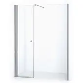 Maxaro Zircon Comfort Douchedeur | 170 cm Chroom Helder glas Draaideur