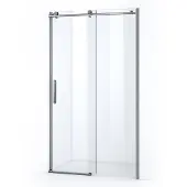 Maxaro Crystal Allure Douchedeur 120 cm Chroom Helder glas Schuifdeur | Douchedeur Schuifdeur | Schuifdeur Douche | Schuifwand douche