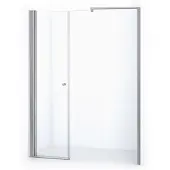Maxaro Zircon Comfort Douchedeur | 170 cm Chroom Helder glas Draaideur