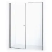 Maxaro Zircon Comfort Douchedeur | 165 cm Chroom Helder glas Draaideur