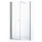Maxaro Zircon Comfort Douchedeur | 140 cm Chroom Helder glas Draaideur