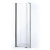 Maxaro Zircon Comfort Douchedeur | 90 cm Chroom Helder glas Draaideur