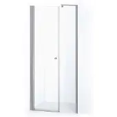 Maxaro Zircon Comfort Douchedeur | 105 cm Chroom Helder glas Draaideur