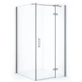 Maxaro Diamond Douchecabine | 120x90 cm Chroom Helder glas Draaideur Rechthoek