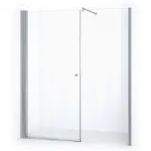 Maxaro Zircon Comfort Douchedeur | 180 cm Chroom Helder glas Draaideur