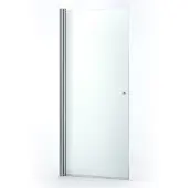Maxaro Zircon Comfort Douchedeur 85cm - Matglas Pendeldeur - Chroom - 200cm Hoog - 6mm Veiligheidsglas Douchedeur | Glazen Douchedeur | Nisdeur Douche