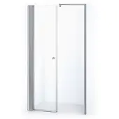 Maxaro Zircon Comfort Douchedeur | 130 cm Chroom Helder glas Draaideur