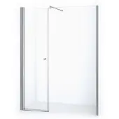 Maxaro Zircon Comfort Douchedeur | 165 cm Chroom Helder glas Draaideur