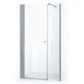 Maxaro Zircon Comfort Douchedeur | 130 cm Chroom Helder glas Draaideur