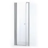 Maxaro Zircon Comfort Douchedeur | 80 cm Chroom Helder glas Draaideur