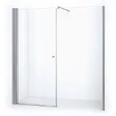 Maxaro Zircon Comfort Douchedeur | 190 cm Chroom Helder glas Draaideur