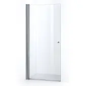 Maxaro Zircon Comfort Douchedeur | 90 cm Chroom Helder glas Pendeldeur