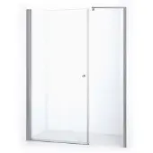 Maxaro Zircon Comfort Douchedeur | 155 cm Chroom Helder glas Draaideur