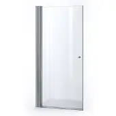 Maxaro Zircon Comfort Douchedeur | 95 cm Chroom Helder glas Draaideur