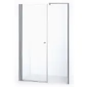 Maxaro Zircon Comfort Douchedeur | 160 cm Chroom Helder glas Draaideur