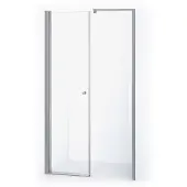 Maxaro Zircon Comfort Douchedeur | 125 cm Chroom Helder glas Draaideur