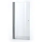 Maxaro Zircon Comfort Douchedeur | 90 cm Chroom Helder glas Pendeldeur