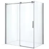 Maxaro Crystal Allure Douchecabine | 160x100 cm Chroom Helder glas Schuifdeur Rechthoek