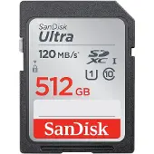 SanDisk SDXC Ultra 512GB 120MB/s CL10