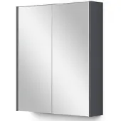 Maxaro Spiegelkast Met Verlichting Modulo 60x70cm Donkergrijs Badkamer Spiegelkast | Spiegelkast Badkamer | Spiegelkast met Verlichting