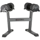 FINNLO Smartlock 20kg Dumbbell 2 Units Zilver 20 kg