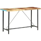 vidaXL Bartafel 180x70x107 cm massief gerecycled hout