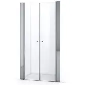 Maxaro Zircon Comfort Douchedeur | 100 cm Chroom Helder glas Pendeldeur