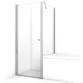 Maxaro Zircon Comfort Douchecabine | 80x75 cm Chroom Helder glas Draaideur Rechthoek
