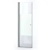 Maxaro Zircon Comfort Douchedeur | 70 cm Chroom Helder met matte strook Draaideur